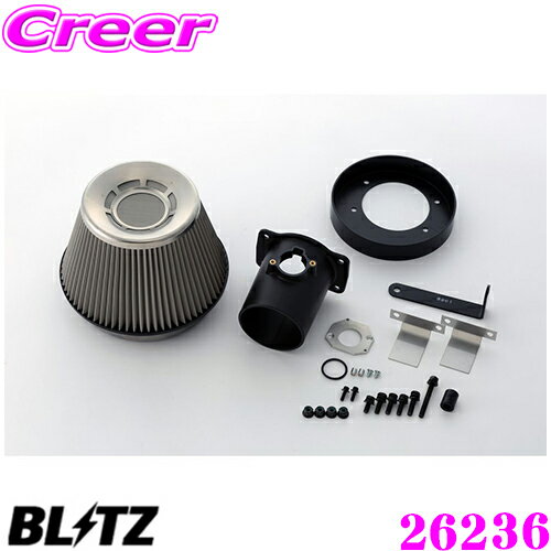 【先着順！最大2000円OFFクーポン】 BLITZ ブリッツ No.26236 トヨタ クラウンアスリート(ARS210)用 サスパワー コアタイプエアクリーナー SUS POWER AIR CLEANER