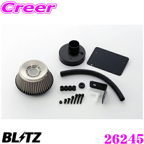 ＼ほぼ全品P2倍以上！24・25日限定／BLITZ ブリッツ No.26245 スズキ MR52S ハスラー MH55S ワゴンRスティングレー ワゴンRカスタムZ用 サスパワー コアタイプエアクリーナー SUS POWER AIR CLEANER