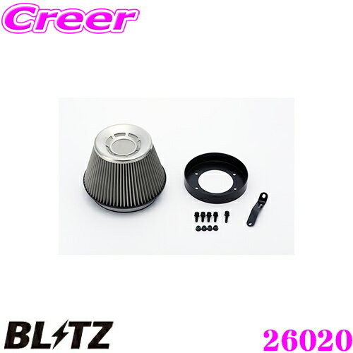 ＼全品【P5倍以上】 23日20:00～／※要エントリー BLITZ ブリッツ No.26020 日産 ステージア(WGNC34)用 サスパワー コアタイプエアクリーナー SUS POWER AIR CLEANER