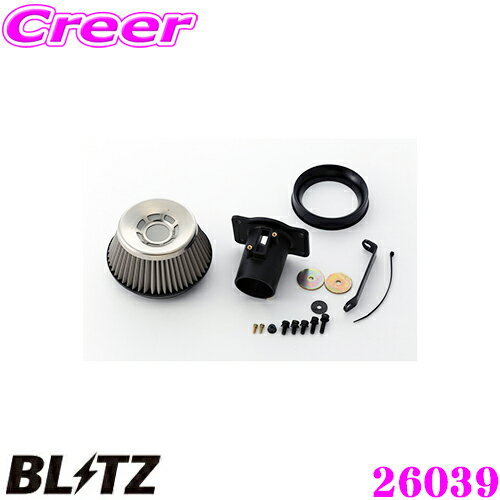 BLITZ ブリッツ No.26039 日産 ノート(E11/NE11)用 サスパワー コアタイプエアクリーナー SUS POWER AIR CLEANER