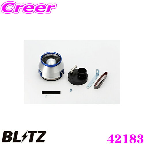 ＼今なら最大4000ポイント！要エントリー／BLITZ ブリッツ No.42183 スズキ ワゴンR(CT21S CV21S)用 アドバンスパワー コアタイプエアクリーナー ADVANCE POWER AIR CLEANER