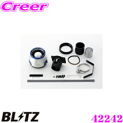 【1/2の確率で最大10,000P還元チャンス！3/27迄】BLITZ ブリッツ No.42242 トヨタ NRE210H/NRE214H カローラスポーツ用 アドバンスパワー コアタイプエアクリーナー ADVANCE POWER AIR CLEANER