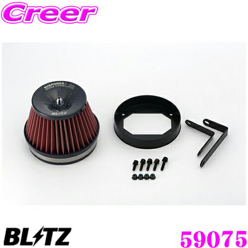 Mitsubishi - 【先着】全品最大200円OFF！ラストスパート BLITZ ブリッツ No.59075 三菱 ランサーエボリューションIX(CT9A)用 サスパワー コアタイプLM エアクリーナー SUS POWER CORE TYPE LM-RED ランエボ