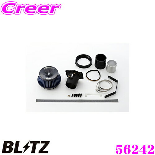 【ほぼ全品P2倍以上！1/1～1/5迄】BLITZ ブリッツ No.56242 トヨタ NRE210H/NRE214H カローラスポーツ用 サスパワー コアタイプLM エアクリーナー SUS POWER CORE TYPE LM
