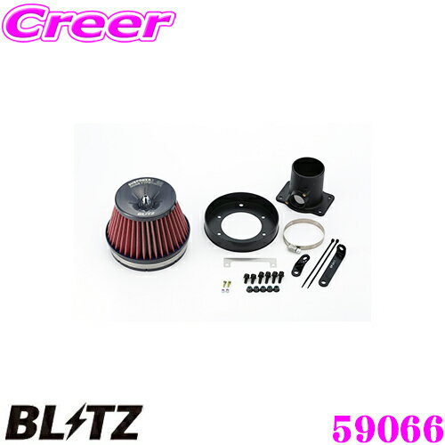 BLITZ ブリッツ No.59066 トヨタ カローラランクス(ZZE122/124)用 サスパワー コアタイプLM エアクリーナー SUS POWER CORE TYPE LM-RED