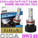 カーメイト GIGA BW543 LEDヘッド フォグバルブ E3400シリーズ 6500K H8/H9/H11/H16タイプ