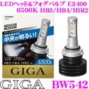 カーメイト GIGA BW542 LEDヘッド フォグバルブ E3400シリーズ 6500K HB3/HB4/HIR2タイプ