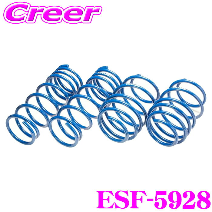 【全品P2倍開催中！6/10日はなんとP+5倍！】エスペリア ESF-5928 スーパーアップサス ステラ LA160F 4WD カスタム NA 後期 車両1台分 サスペンション スプリング 車高上げる パーツ