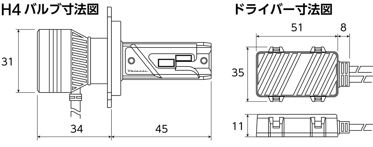 【最大77,777P】1/4で当たる大抽選 ヴァレンティ MZX10-H4-60 バイク用 LEDヘッドZ...