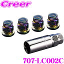 ZERO-1000 レーシングロックナット 707-LC002C 28mm 袋ナット 4個入り M12×P1.25 (21mm 1.25) ホイールナット クロモリ クロムモリブデン鋼 グラデーション タイヤ ドレスアップ カスタム パーツ