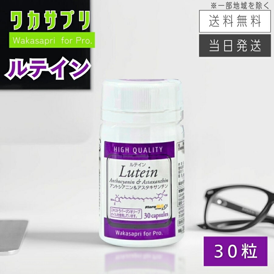 【複数購入 割引クーポン配布中】ワカサプリ Wakasapri for Pro ルテイン アントシアニン&アスタキサンチン...