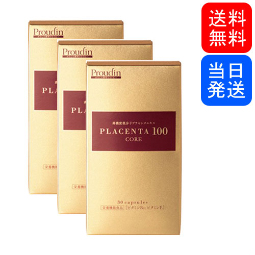 【複数購入 割引クーポン配布中】プラセンタ100 コア CORE スタートパック 30粒 3個セットのサムネイル