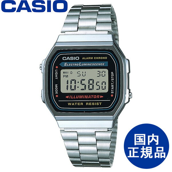CASIO カシオ スタンダード コレクション デジタルウォッチ 国内正規品 腕時計【A168WA-1A2WJR】
