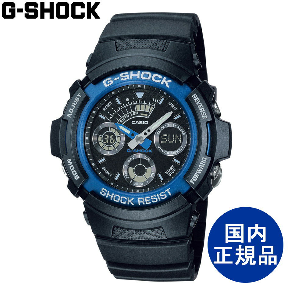 G-SHOCK CASIO  ɥLED饤 ӻ å ̵ 1ǯݾڡAW-591-2AJF