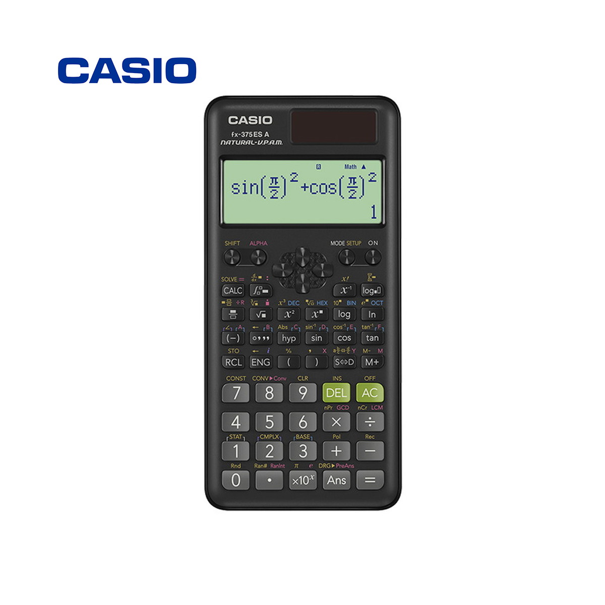 CASIO カシオ 関数電卓 微分積分 統計計算 数学自然表示 394関数 機能【FX-375ESA-N】