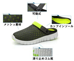 【楽天お買い物マラソンポイント5倍8/9(金)01:59マデ】海ビーチサンダルメンズビーチサンダルレディーススポーツメッシュサンダルサボサンダルシャワーサンダル水陸両用夏軽い通気性2WAY
