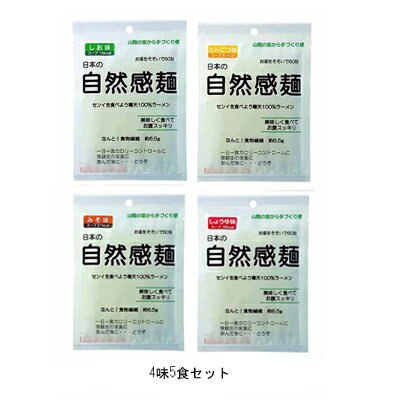 【岐阜県山岡町産糸寒天100%使用】【わずか60秒で出来上がり】日本の自然感麺20食セット（4味5食セット）（寒天ラーメン）【しょうゆ・とんこつ・みそ・しお味】【ノンカロリー】 ..