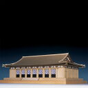 【日本製】建築1/150 法隆寺 大講堂【ウッディジョーの木製模型】WoodyJOE【代引不可】西院伽藍 四間二戸 卍崩し 人字形割束 雲斗雲肘木 金剛力士像 ...
