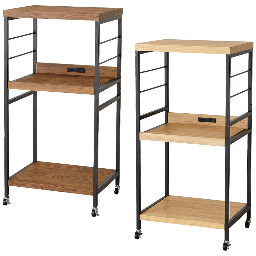 クロシオ　アートレンジワゴン　（ビンテージブラウン・モダンナチュラル） 組立式　62221・62223