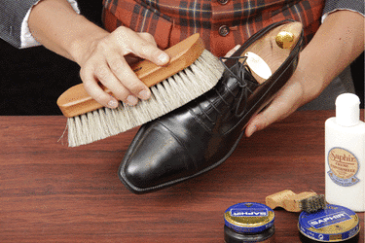 SAPHIR(サフィール) グランドホースヘアブラシ 21cm 【靴ケア用品】バッグ・財布・鞄・カバン・革靴・皮革・ブーツ/お手入れ【正規代理店】