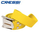 CRESSI ウェイト用ベルトPREMIUM ELASTIC RUBBER BELTプレミアムゴム製ベルト＆ ステンレスバックル