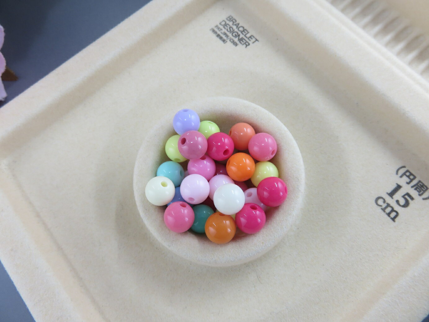 8ミリビーズ 10g MIX アクリルビーズ プラスチックビーズ 数珠教室用 数珠 念珠 ブレスレット 輪数珠 腕輪念珠 アソート 透明 クリア オーロラ 半透明 手芸