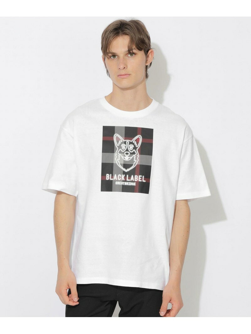 ブラックレーベル 半袖Tシャツカットソー　Lサイズ　14300円　ダークグレー系 楽天市場】ブラックレーベルクレストブリッジ tシャツ（トップス