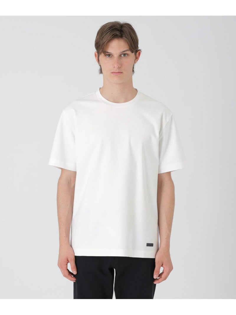 ハイストレッチシャドーチェックTシャツ BLACK LABEL CRESTBRIDGE ブルーレーベル / ブラックレーベル・クレストブリッジ トップス その他のトップス ネイビー ホワイト ブラック ブルー【送料無料】[Rakuten Fashion]