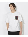 チェックポケットTシャツ CB CRESTBRIDGE ブルーレーベル / ブラックレーベル・クレストブリッジ トップス その他のトップス ピンク ネイビー ブ...