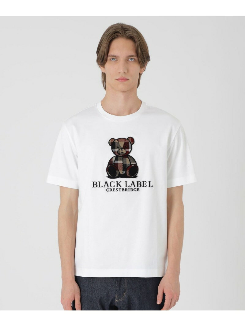 【WEB・一部店舗限定】ハブラシベアーTシャツ BLACK LABEL CRESTBRIDGE ブルーレーベル / ブラックレーベル・クレストブリッジ トップス その他のトップス ホワイト ブラック レッド【送料無料】[Rakuten Fashion]
