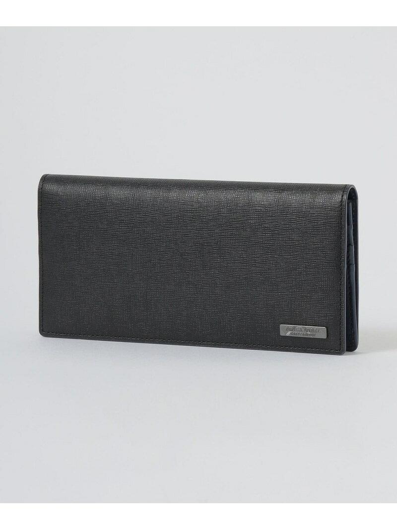 バイカラークレストブリッジチェックロングウォレット BLACK LABEL CRESTBRIDGE ブルーレーベル / ブラックレーベル・クレストブリッジ 財布・ポーチ・ケース コインケース・小銭入れ・札入れ ブラック ネイビー ブラウン【送料無料】[Rakuten Fashion]