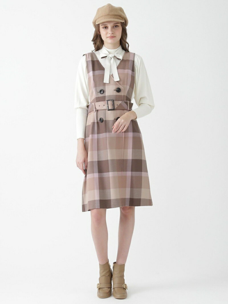 Blue Black Blue Crestbridge ワンピース ブラックレーベル クレストブリッジ Label ブルーレーベル Blue ワンピース Label Crestbridge ブラックレーベル クレストブリッジ レディース Label Rakuten Fashion クレストブリッジチェックウールビエラジャンパー