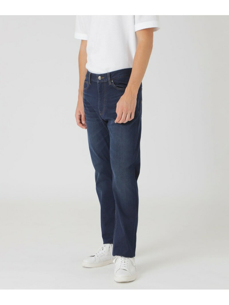 ワンダーシェイプウォッシュドデニムパンツ BLACK LABEL CRESTBRIDGE ブルーレーベル / ブラックレーベル・クレストブリッジ パンツ その他のパンツ ブルー