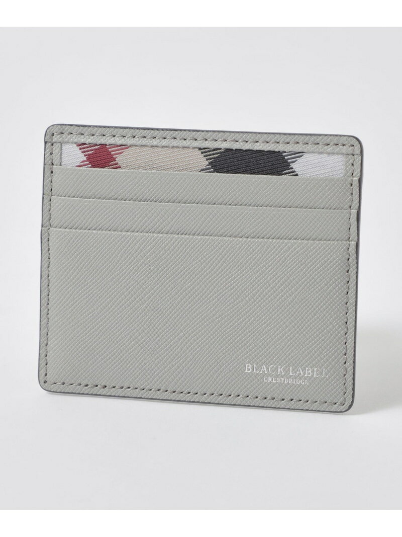 バイカラークレストブリッジチェックミニスナップウォレット BLACK LABEL CRESTBRIDGE ブルーレーベル / ブラックレーベル・クレストブリッジ 財布・ポーチ・ケース コインケース・小銭入れ・札入れ ブラック ブルー ネイビー【送料無料】[Rakuten Fashion]