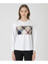 コットンシルケットスムースロングTシャツ BLUE LABEL CRESTBRIDGE ブルーレーベル / ブラックレーベル・クレストブリッジ トップス その他...