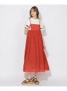 【WEB限定】スパンボイルキャミソールドレス BLUE LABEL CRESTBRIDGE ブルーレーベル / ブラックレーベル・クレストブリッジ ワンピース・...