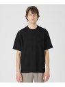 ハイツイストシャドーチェックニットTシャツ BLACK LABEL CRESTBRIDGE ブルーレーベル / ブラックレーベル・クレストブリッジ トップス ニ...