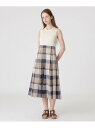【美人百花コラボ】ニットドッキングドレス BLUE LABEL CRESTBRIDGE ブルーレーベル / ブラックレーベル・クレストブリッジ ワンピース・ドレ...