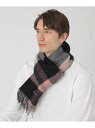 【SALE/25%OFF】クレストブリッジチェックリバーシブルマフラー BLACK LABEL CRESTBRIDGE ブルーレーベル / ブラックレーベル・ク...