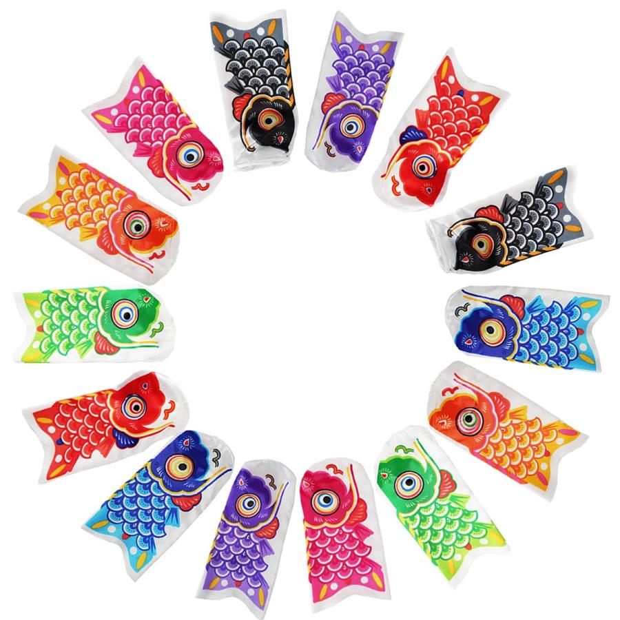 鯉のぼり 14匹 ミニ こいのぼり 鯉飾り 室内用 端午の節句 お祝い 子供の日 プレゼント DIY