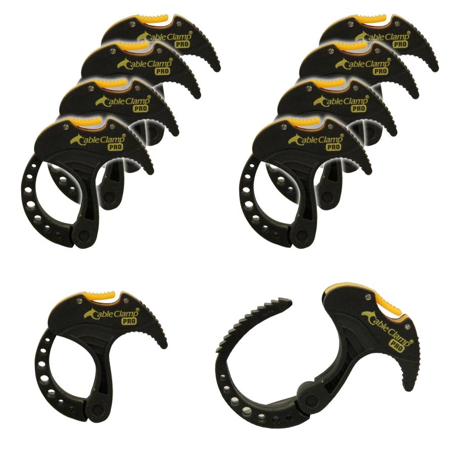 乐天商城 - イーバリュー(E-Value) ケーブルクランプPRO 固定部直径20mm CCP-S 10個セット