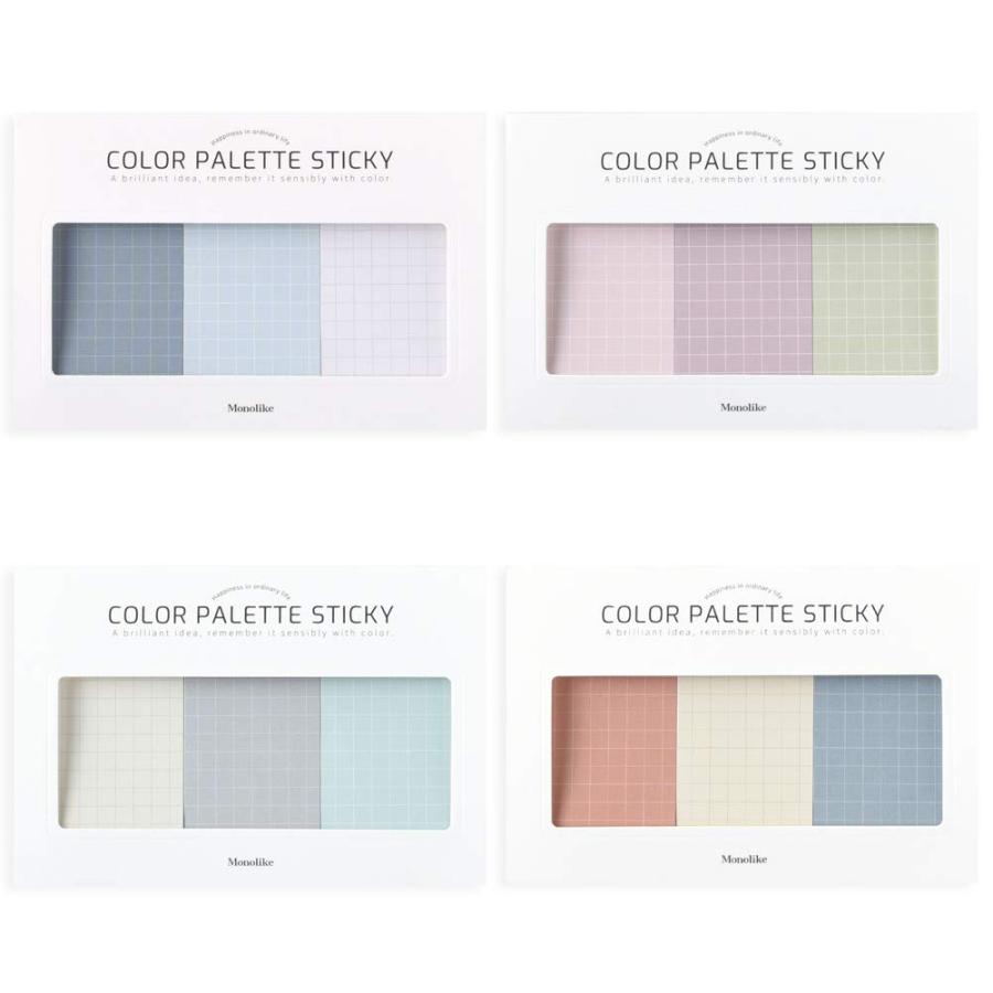 乐天商城 - モノライク カラーパレット べとべと グリッド Color palette Sticky Grid 300 D セット 4p - デザイン1個あたり