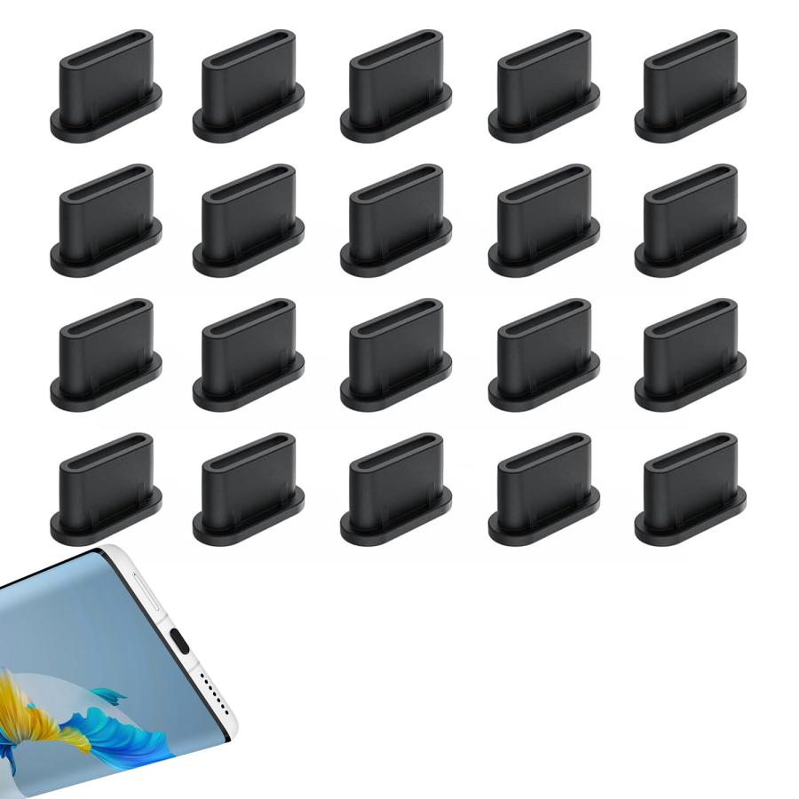 USB Type-Cポート防塵保護カバー 互換性があります タイプ シリコン蓋 コネクタカバー 携帯Type C 端子 充電穴 キャップ 防水 防錆