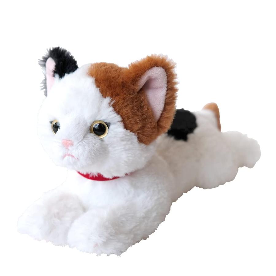 乐天商城 - サンレモン　ひざねこ ミケ SS　11×29×12cm　ぬいぐるみ　アニマル　かわいい　猫　ネコ　P-8052