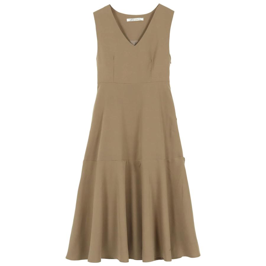 [神戸レタス] マーメイドVネックジャンパースカート [E3005] フリー ベージュ