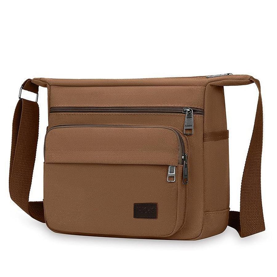 [Fancy Forest] ショルダーバッグ メンズ メッセンジャーバッグ 肩掛けバッグ 斜めがけ 大容量 軽量 防水 A4 ワイド 多収納 ナイ