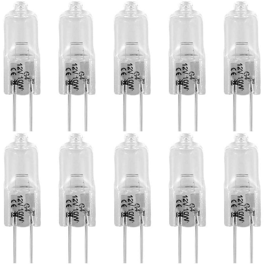 10個入り ミニハロゲン電球 透明 10W 