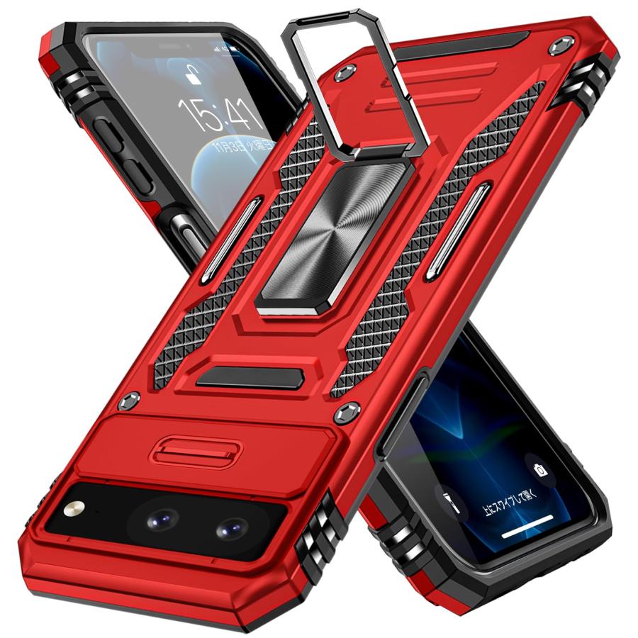 Google pixel 8 用 ケース リング付き スライド式カメラ...(3)