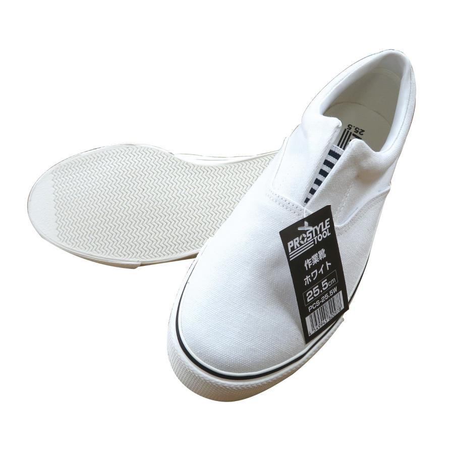 プロスタイルツール カックスシューズ ホワイト 24.5cm PCS-24.5W