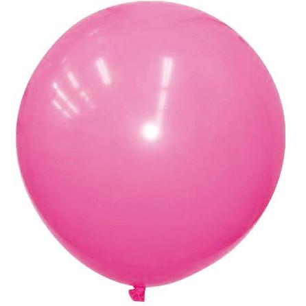 ふうせんバレー用ゴム風船　約40cm　（5個入り）　ピンク色